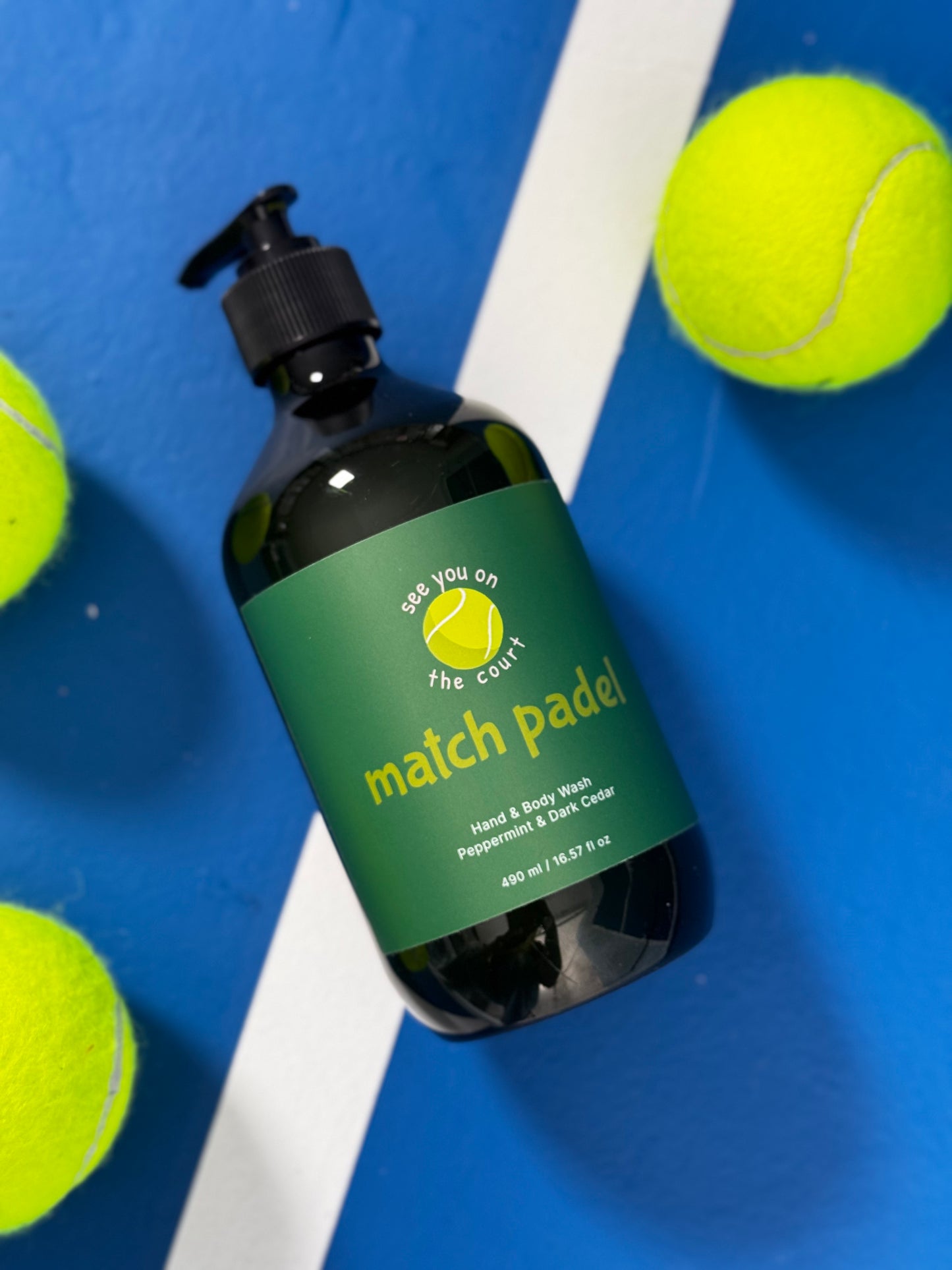 Hand & Body Wash, Peppermint & Dark Cedar